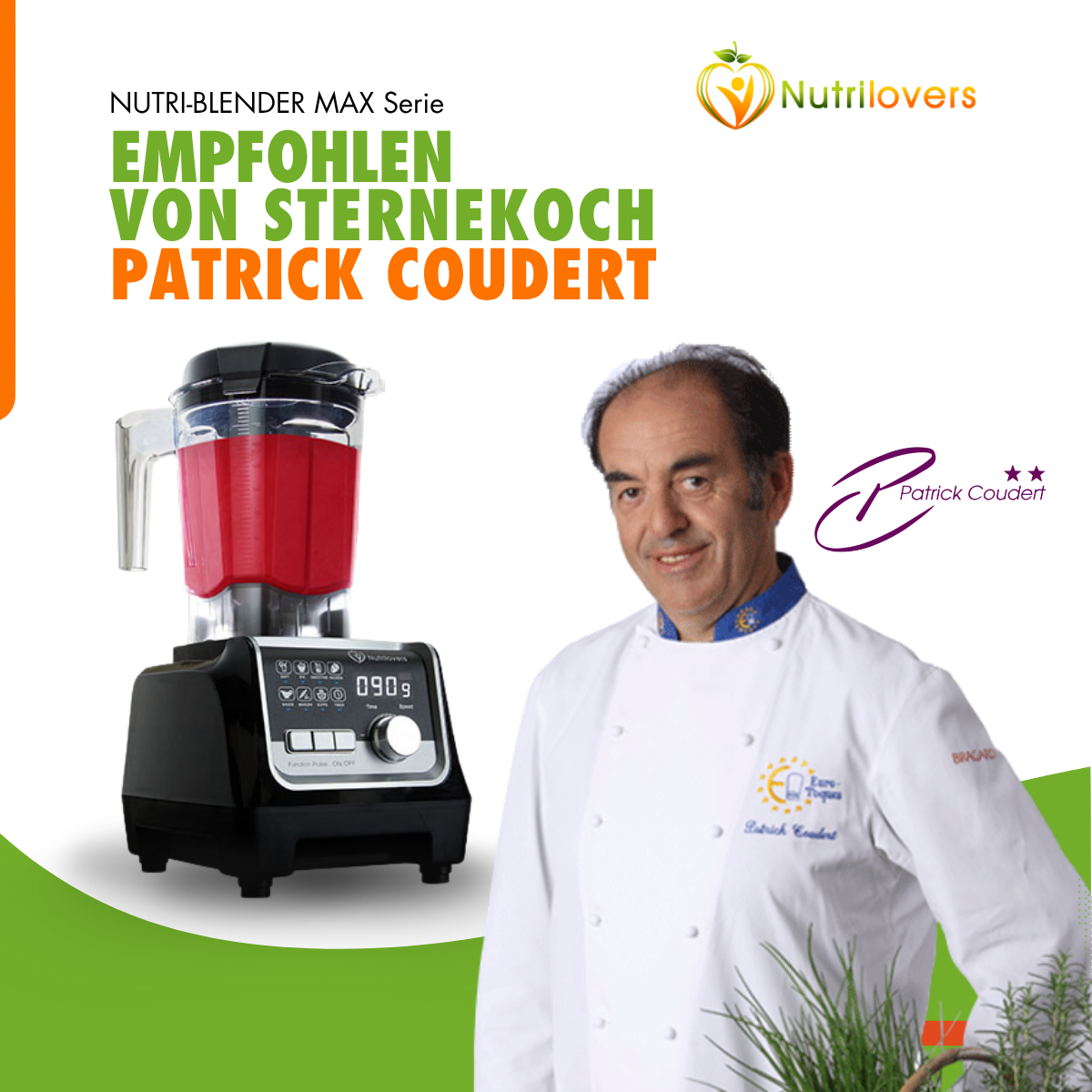 sternkoch patrick coudert, standmoxer, mixer,