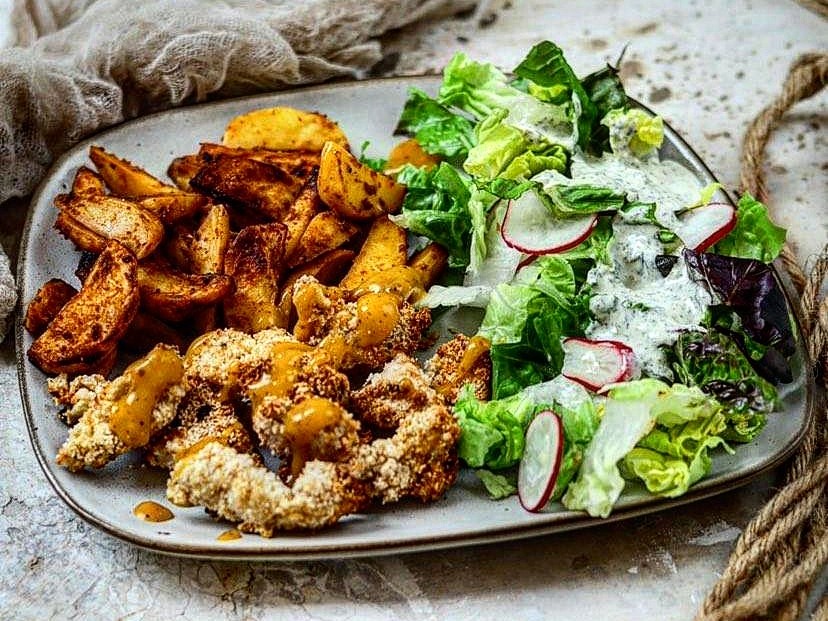 Fish & Chips aus dem #Nutrifryer Soulfood gesund und nährstoffbewusst zubereitet