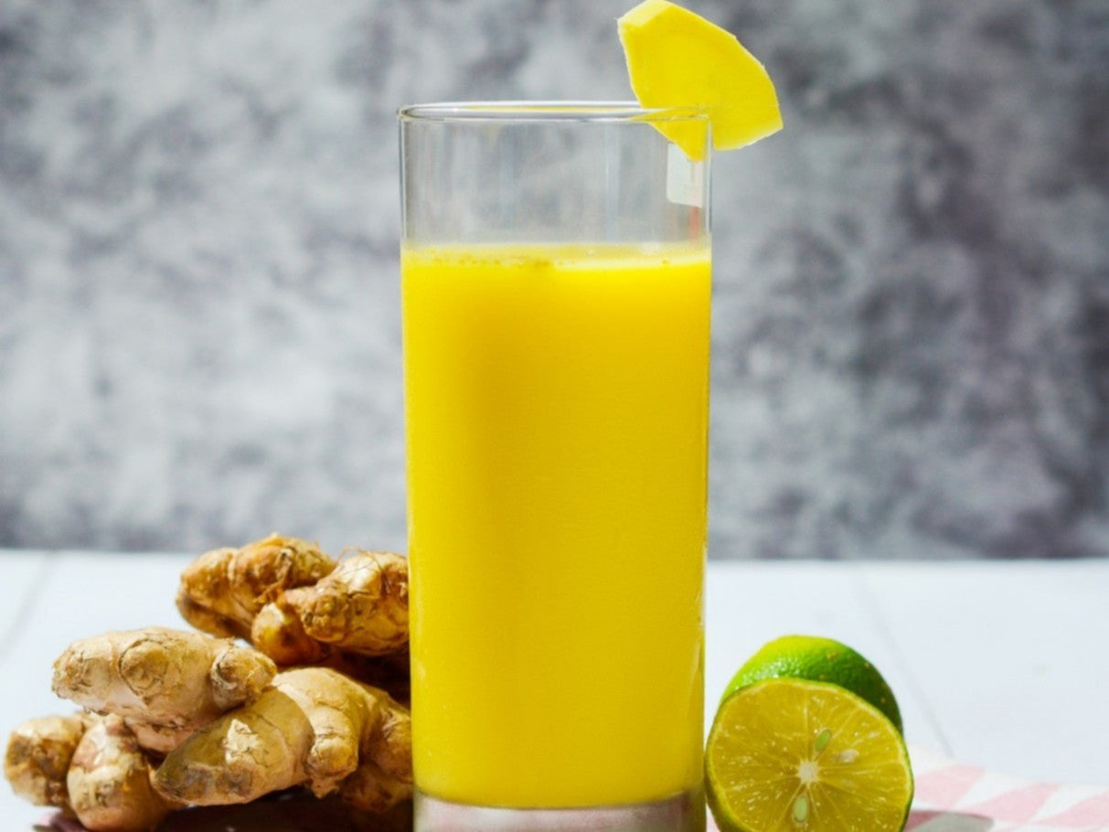 HOT GINGER JUICE Rezept Abwehrstark Vitaminen slow juicer rezept