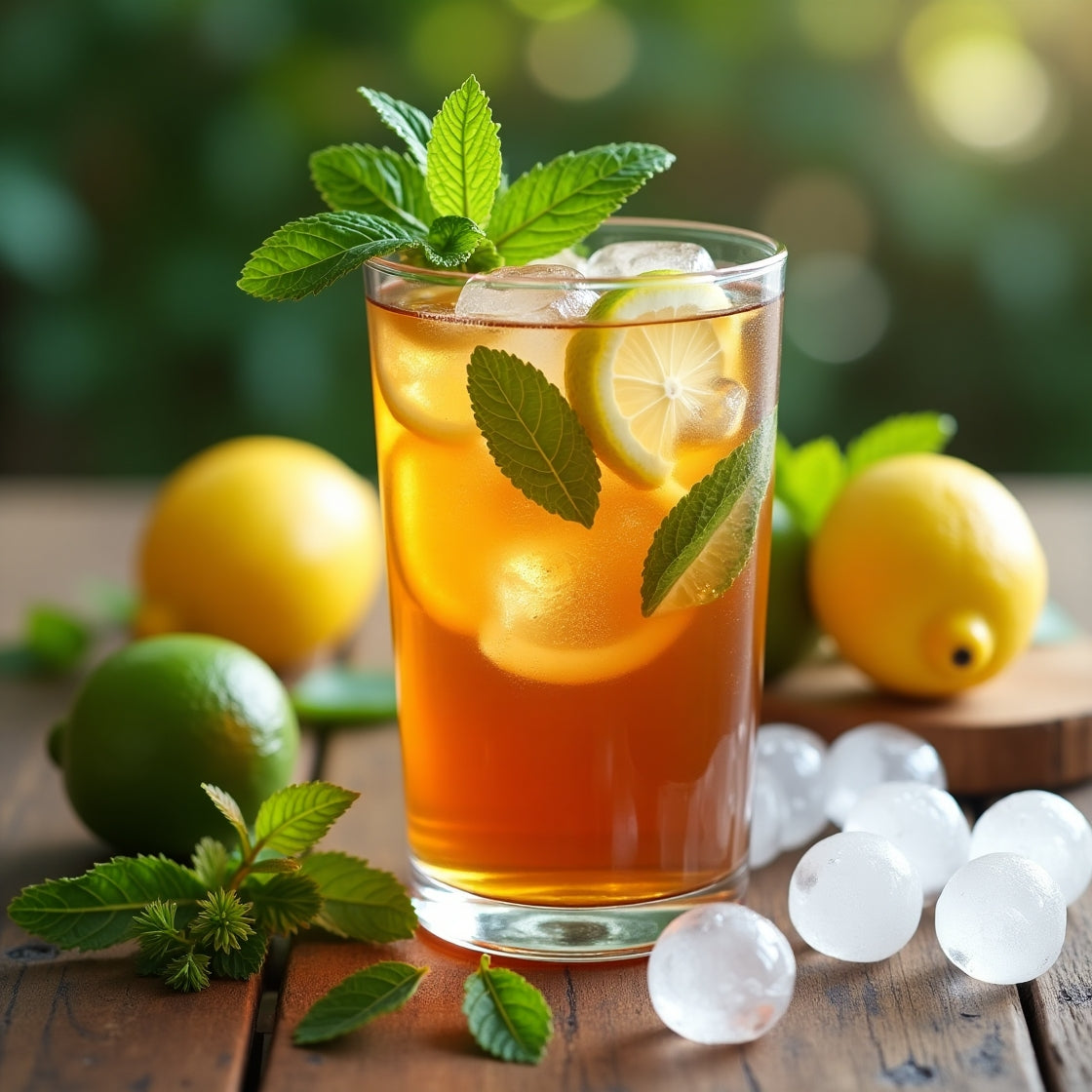 Klassischer Zitronen-Eistee