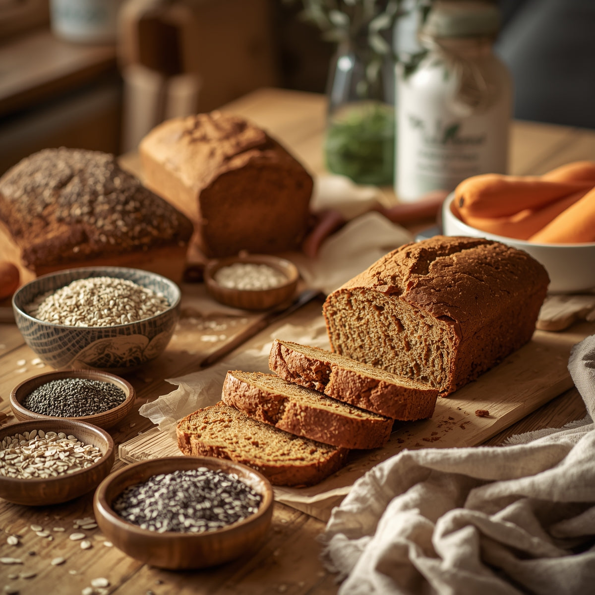 NUTRI-BREAD-MAKER Edelstahl Brotbackautomat