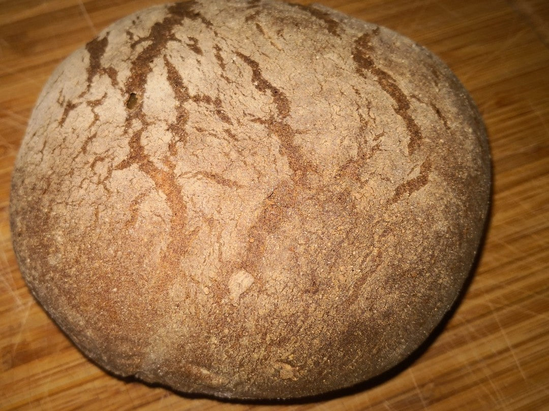 Dunkles Roggenmischbrot Heißluftfritteusen Rezept Handgemachter Brotgenuss aus der Heißluftfritteuse: Dunkles Roggenmischbrot – Herzhaft, aromatisch und unwiderstehlich