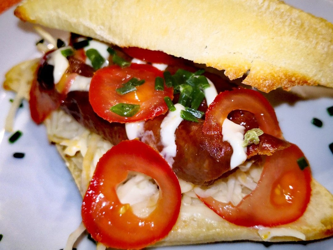 Merguez-Burger Heißluftfritteusen Rezept Würziger Genuss aus der Heißluftfritteuse: Merguez-Burger mit orientalischem Flair – Saftig, pikant, unwiderstehlich