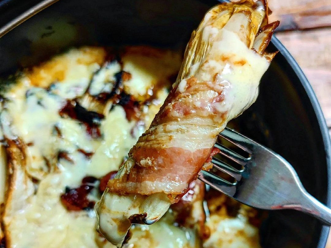 Überbackener Chicorée aus der #Heißluftfritteuse