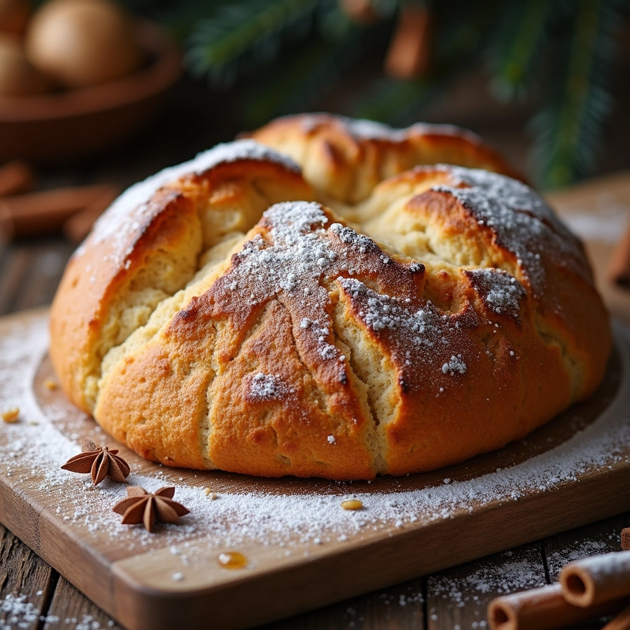 Weihnachtsbrot mit Lebkuchengewürz