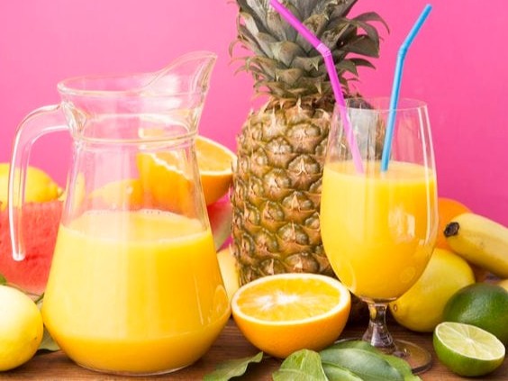 Slow Juicer Rezepte BANANA JOE Juice Rezept Brainfood Drink mit Bananen, Exoten und Hülsenfrüchten