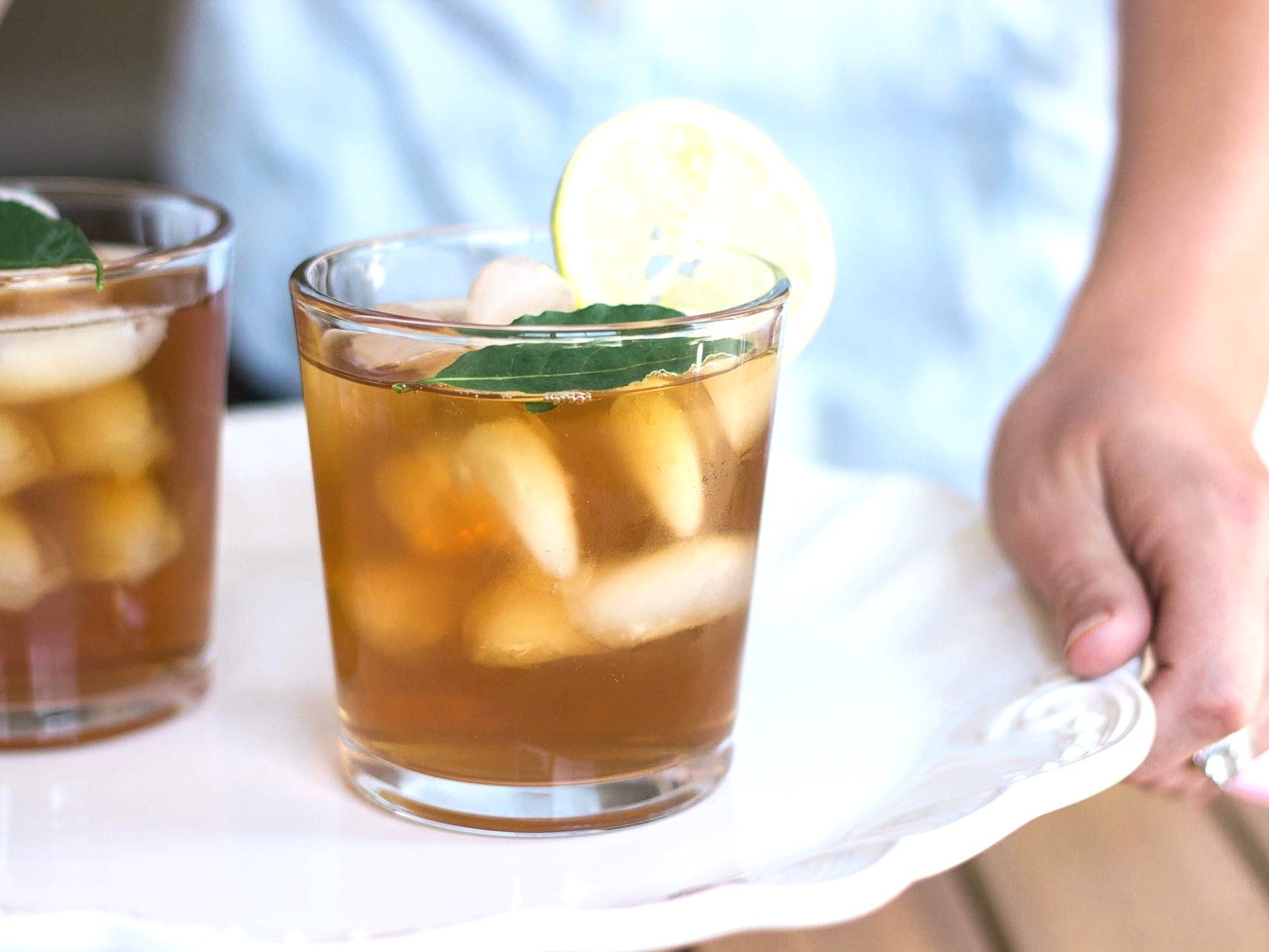 Zitruspresse Rezepte HERO Erfrischender Eistee der kleinen Helden Superkräfte verleiht