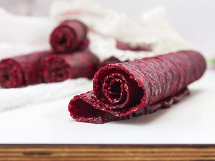 Dörrautomat Rezepte Fruchtleder mit köstlichen Beeren und einem Hauch von Chili