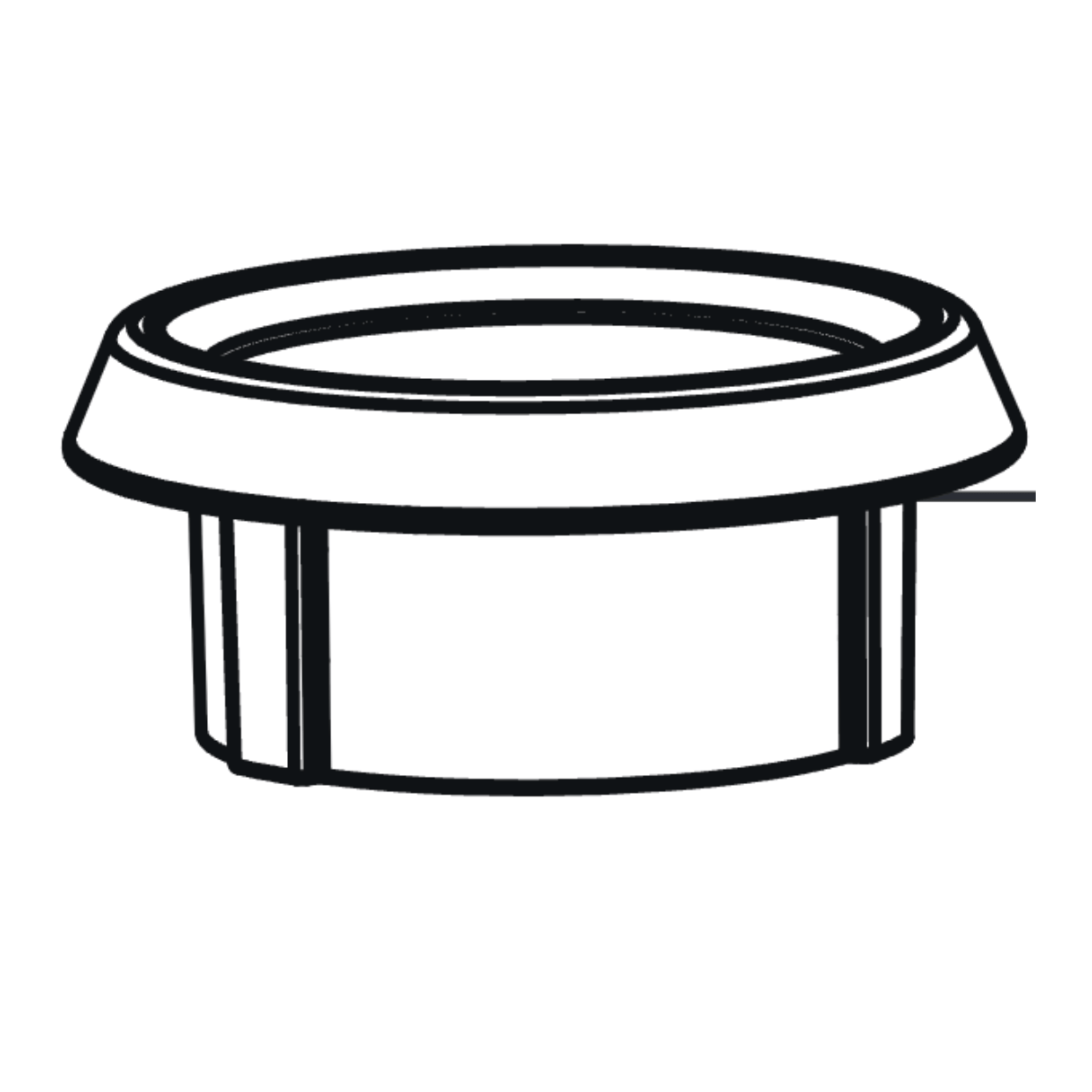 Nutrilovers Sicherungsring Glas-Mixbehälter | NUTRI-BLENDER GLAS