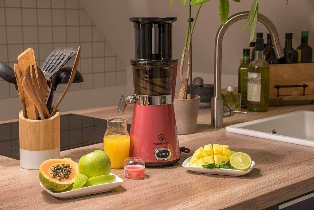 Nutrilovers Slow Juicer BLACK PEPPER NUTRI-PRESS Slow Juicer für Einsteiger | BPA-Frei (Black Pepper) (FBA) kuechengeraete haushaltsgeraete WissenWasDrinIst
