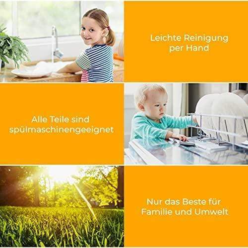 Nutrilovers Zitruspresse CITRUS-PRESS Zitruspresse, elektrisch, Edelstahl, 300W | 100% BPA-frei WissenWasDrinIst
