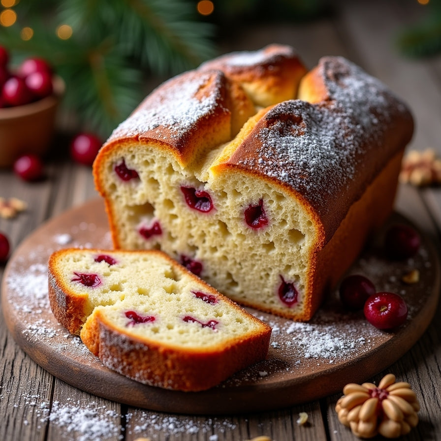 Festtagsbrot mit Cranberries & Walnüssen