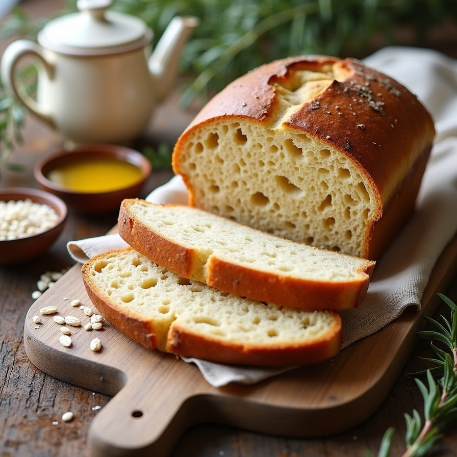 Glutenfreies Reis-Hirse-Brot