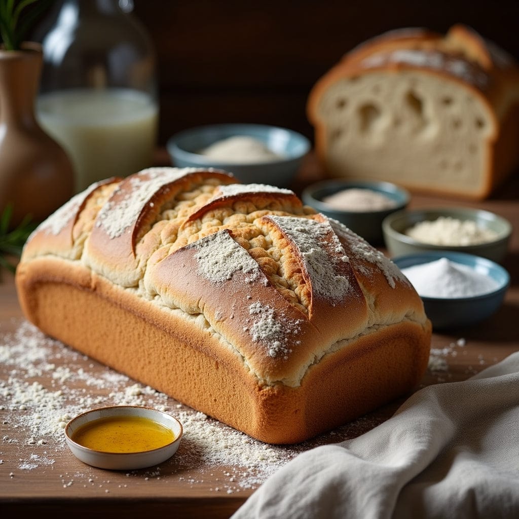 Dinkelvollkornbrot ohne Ei & Milch