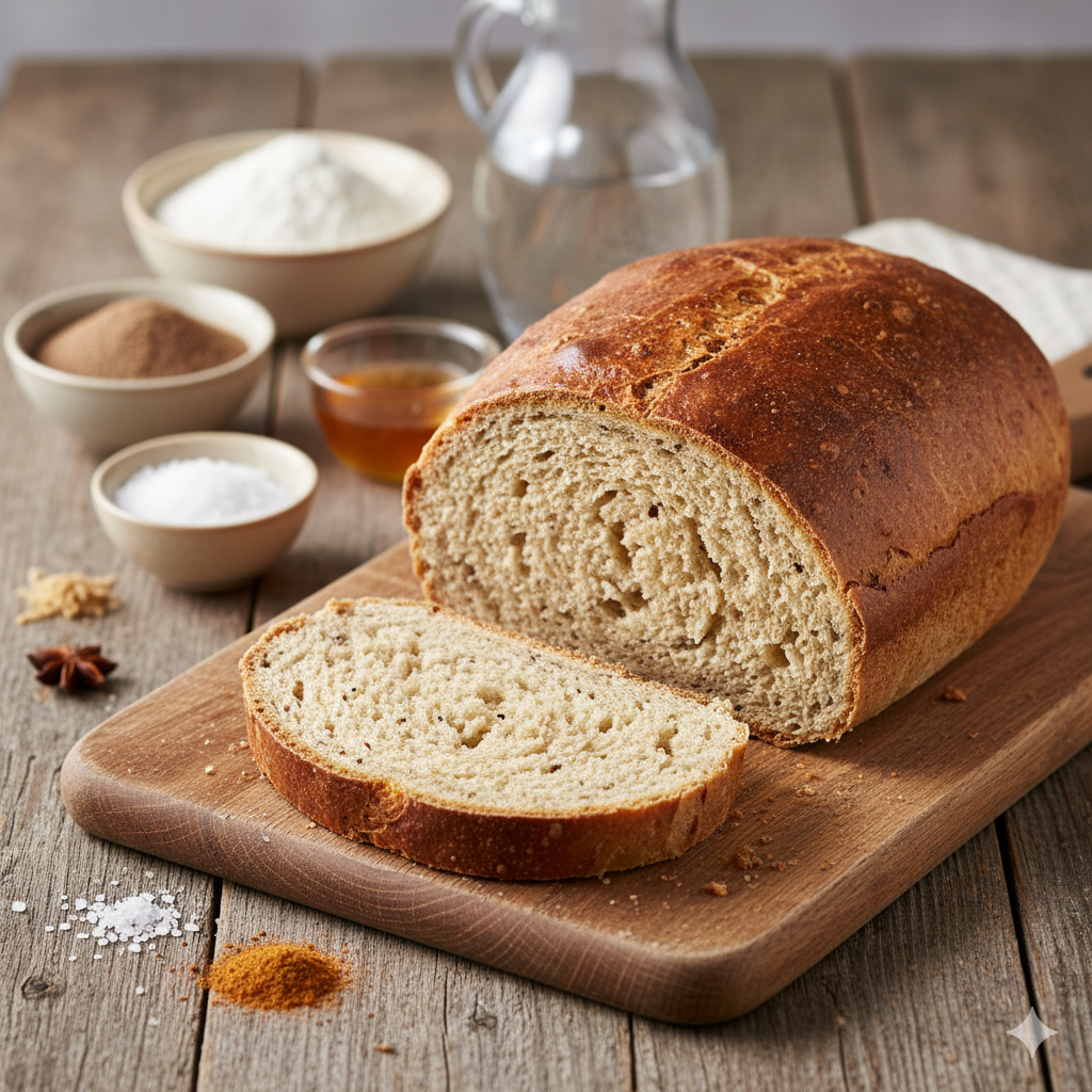 Weihnachtsbrot mit Lebkuchengewürz