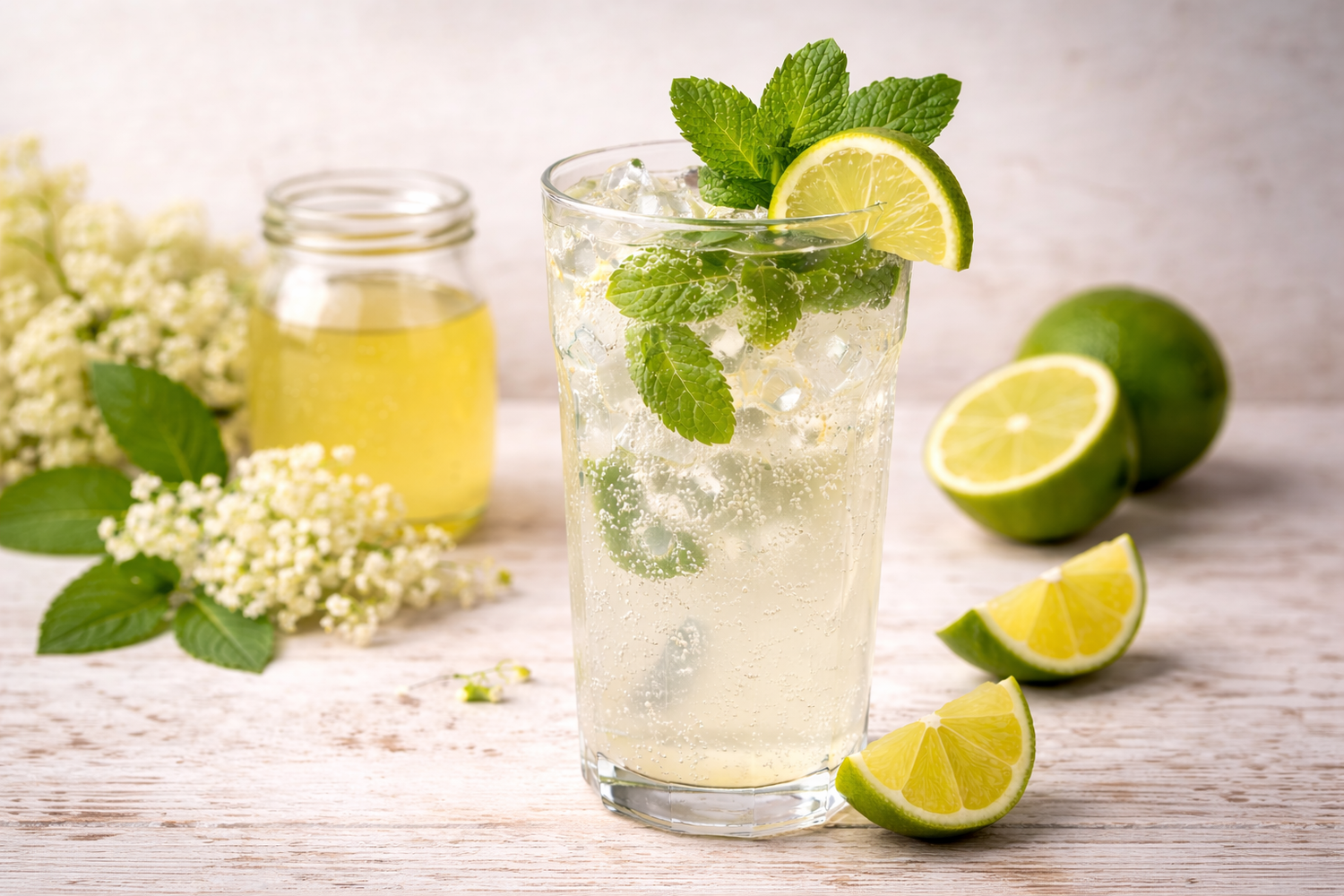 Virgin Hugo Spritz (ohne Alkohol, viel Aroma)