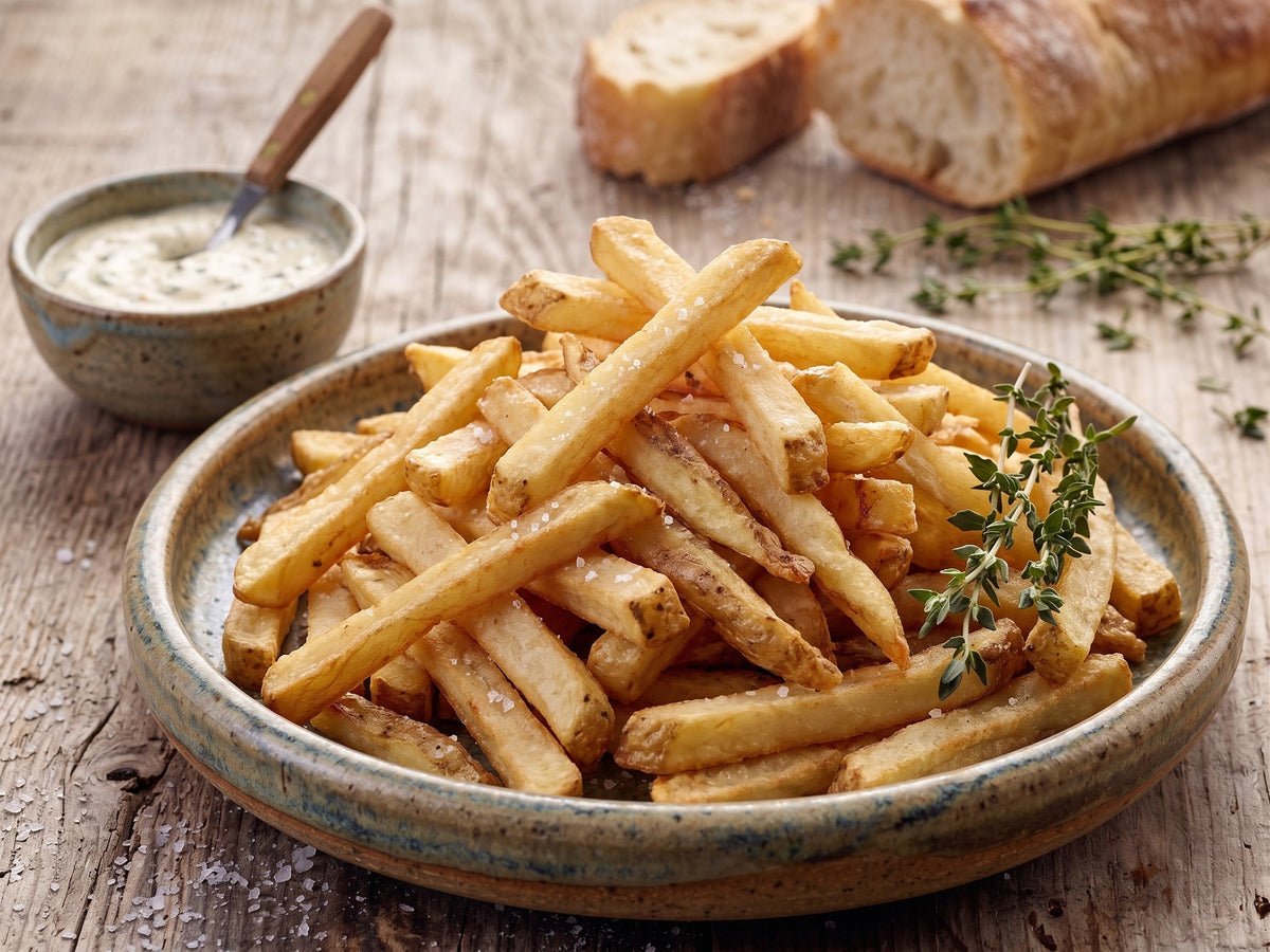 Pommes Frites aus der Heißluftfritteuse: So werden sie knusprig