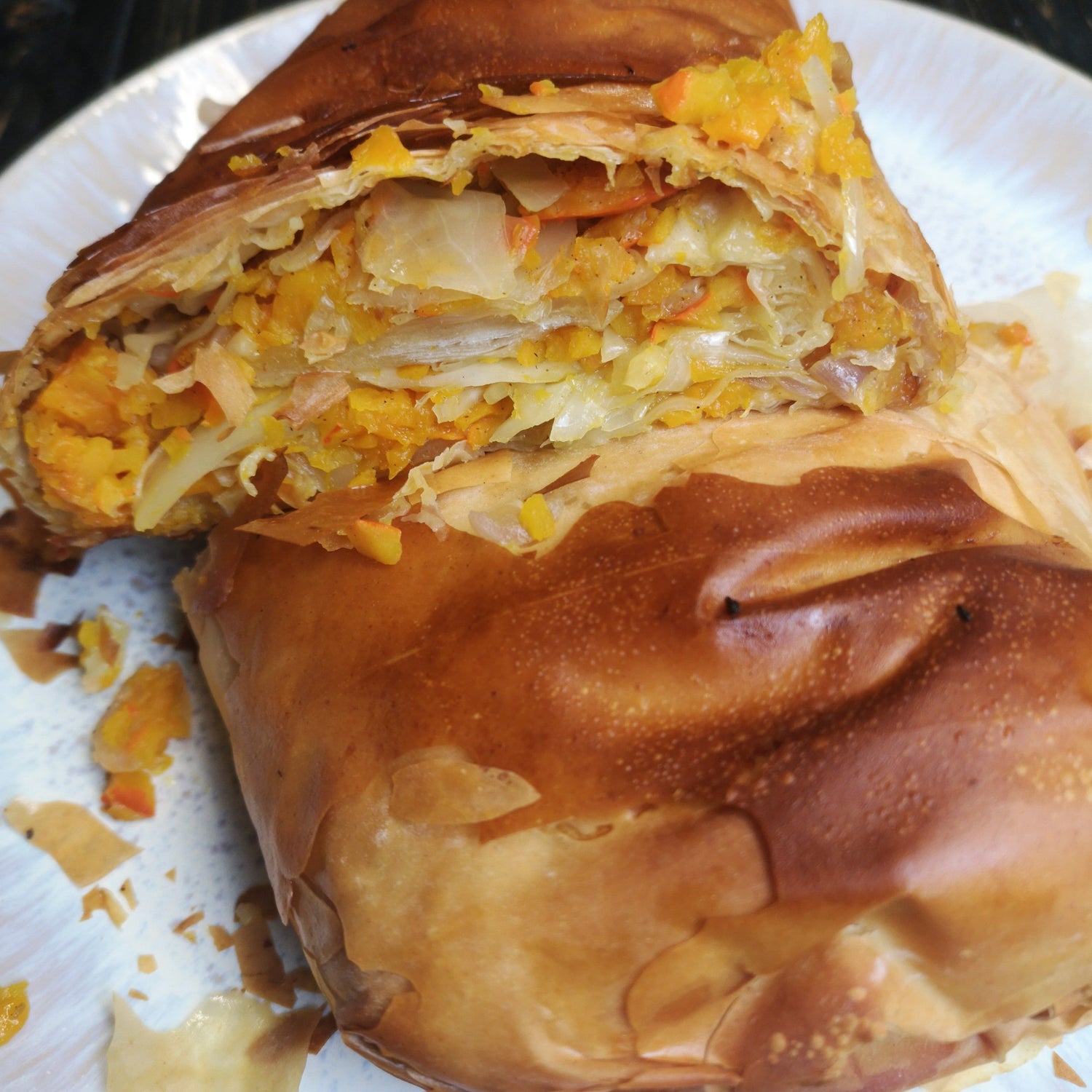 Hokkaido-Weißkraut-Strudel aus der Heißluftfritteuse!