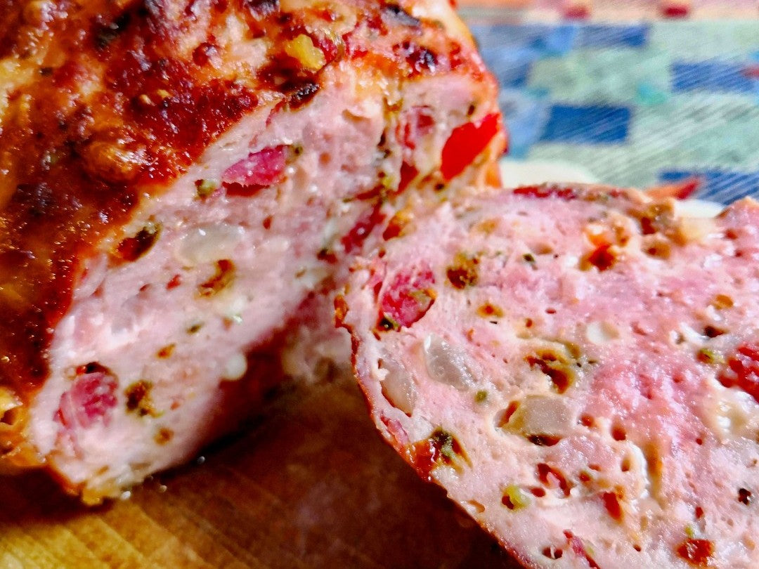 Pizzaleberkäse  Heißluftfritteusen Rezept Tradition neu interpretiert: Knuspriger Pizzaleberkäse aus der Heißluftfritteuse – Ein herzhafter Genuss mit mediterranem Touch