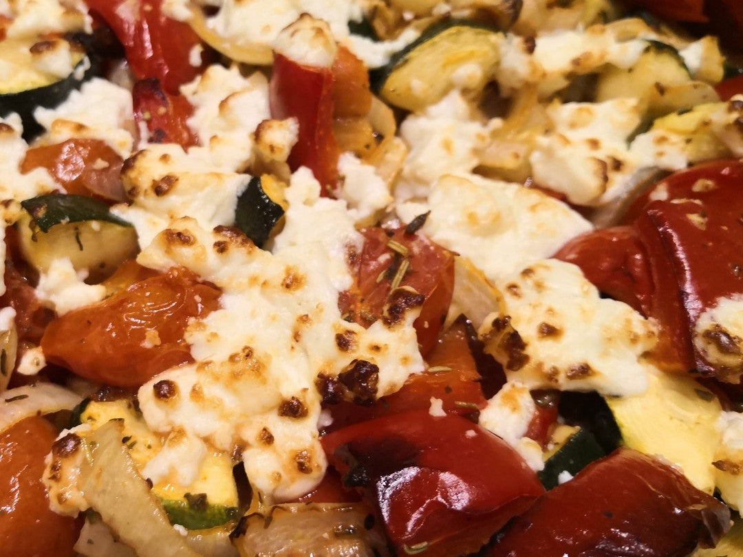  Ratatouille mit Feta | Heißluftfritteusen Rezept