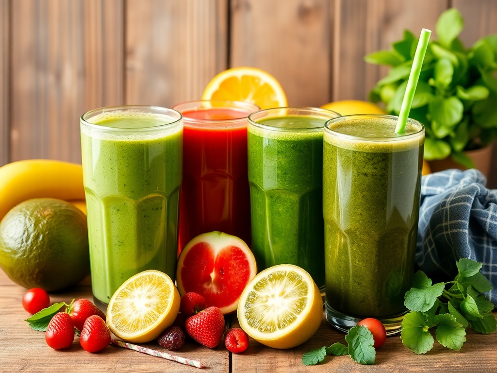 smoothiekur,gesunde smoothie, mixer 3tage smoothiekur