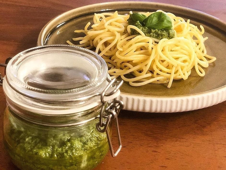 Beste grüne Pesto | Rezept Gesund snacken? 