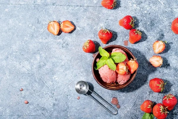 Fruchtsorbet selber machen mit dem NUTRI-PRESS NO1 Slow Juicer Beeren-Sorbet Eiscreme selbst machen | Einfaches Rezept