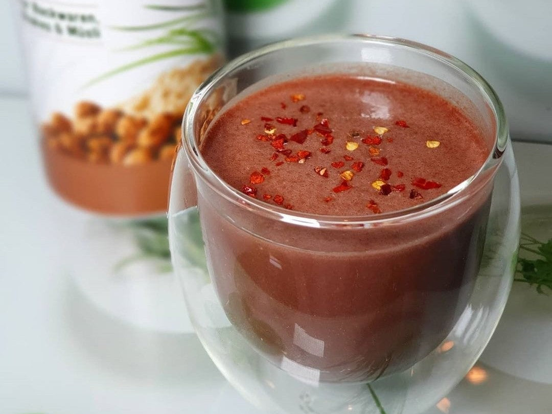 Schoko-Chili-Shake Sinnliche Fusion: Schoko-Chili-Banane Shake