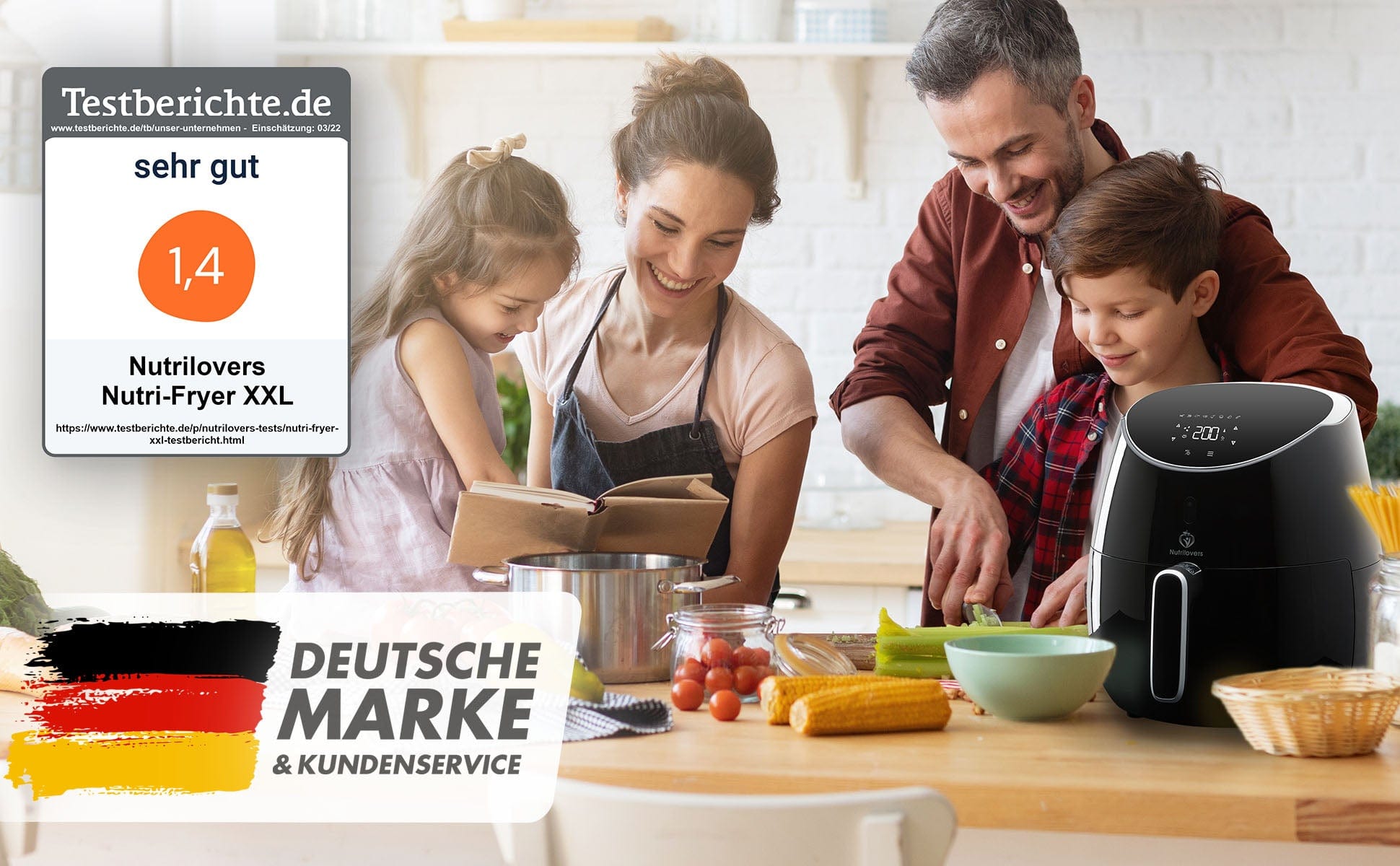 deutsche marke,heissluftfriteuse,nutrilovers,nutri-fryer,heissluftfriteuse xxl,heissluftfriteusen xxl
