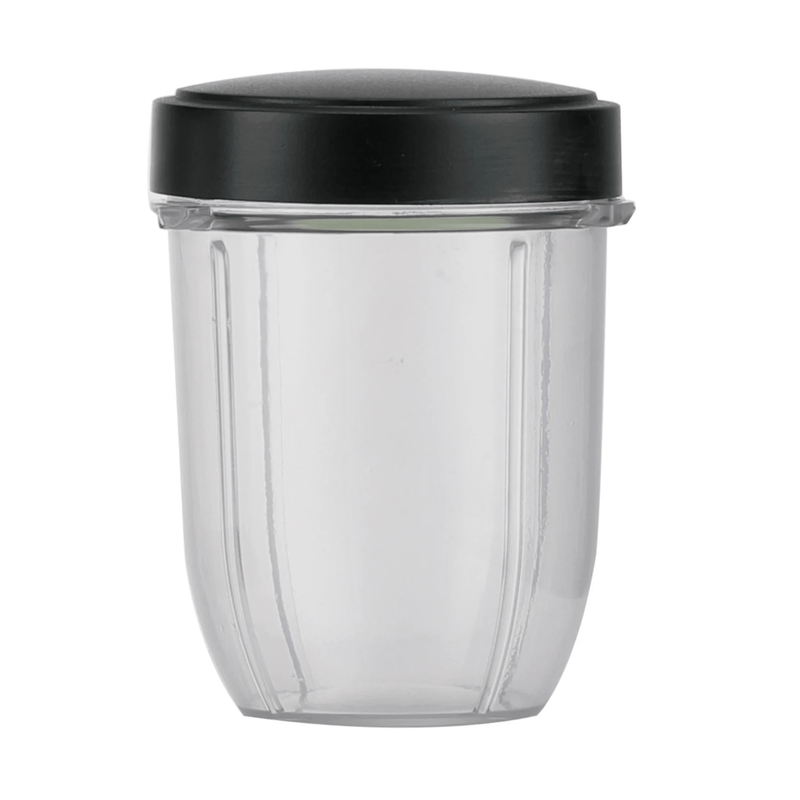 Nutrilovers Becher zum Mahlen, klein (0,4 Liter) MIT Verschlusskappe | NUTRI-BLENDER NEW Smoothiemaker