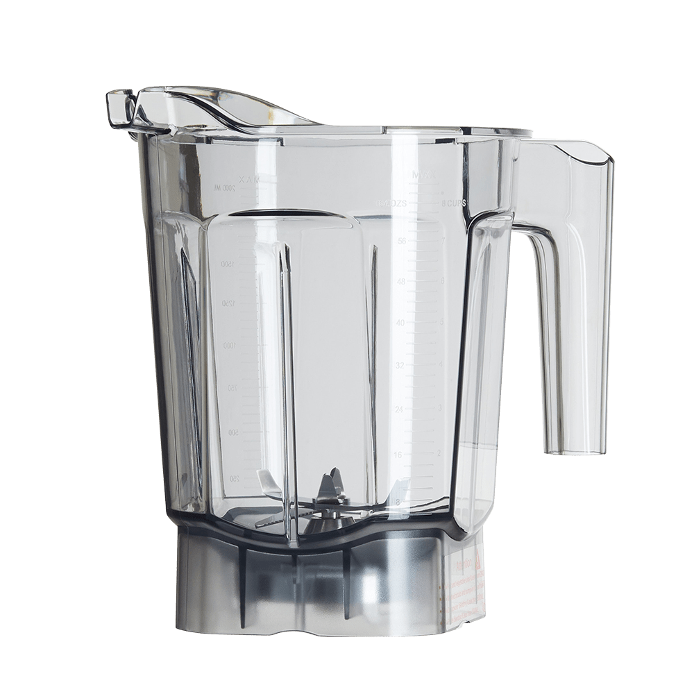 Nutrilovers Mixbehälter, 2L (Tritan – BPA Frei) - OHNE Deckel | NUTRI-BLENDER MAX+