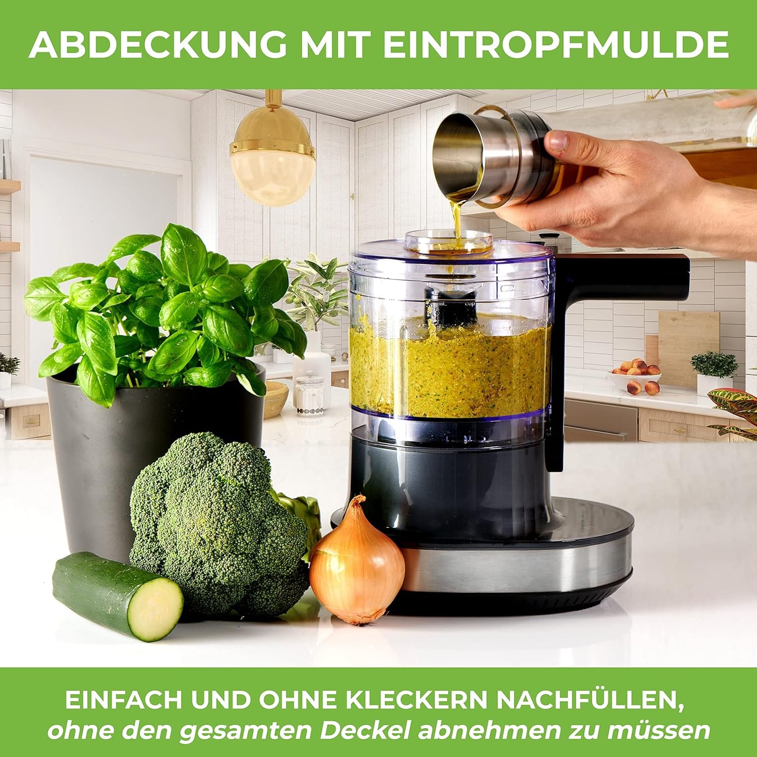 Nutrilovers GREEN-PRESS MAX Slow Juicer + NUTRI-CHOPPER 4D Multizerkleinerer | Spar-Bundle