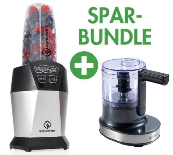 Nutrilovers NUTRI-BLENDER & CHOPPER 4D Smoothie Maker & Zerkleinerer | Spar-Bundle