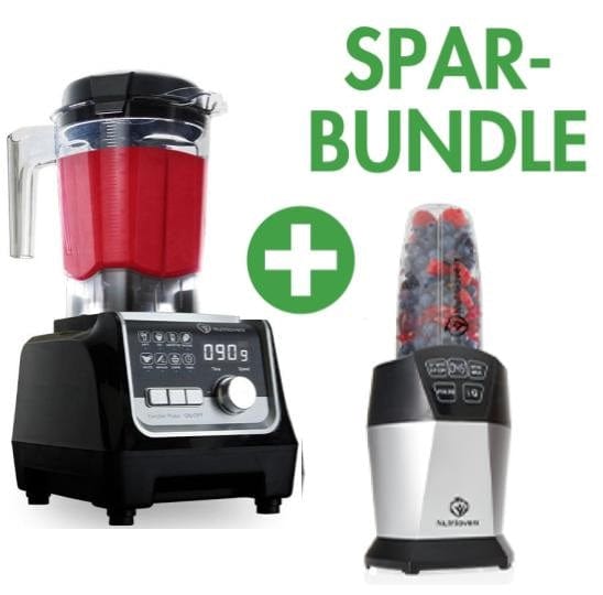 Nutrilovers Standmixer NUTRI-BLENDER MAX+ & NUTRI-BLENDER Smoothiemaker - Power Duo | Spar-Bundle WissenWasDrinIst
