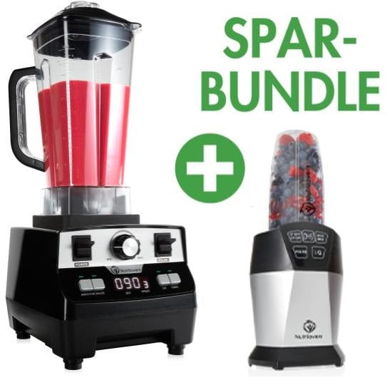 Nutrilovers Standmixer NUTRI-BLENDER MAX & NUTRI-BLENDER Smoothiemaker - Power Duo | Spar-Bundle WissenWasDrinIst