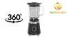 360 Video Nutrilovers NUTRI-BLENDER GLAS Standmixer Glas Hochleistungsmixer mit Glasbehälte