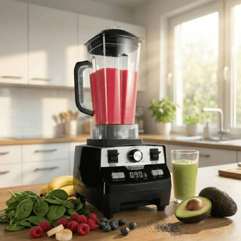 Nutrilovers Hochleistungsmixer NUTRI-BLENDER MAX Standmixer [2000W] -100% BPA-frei