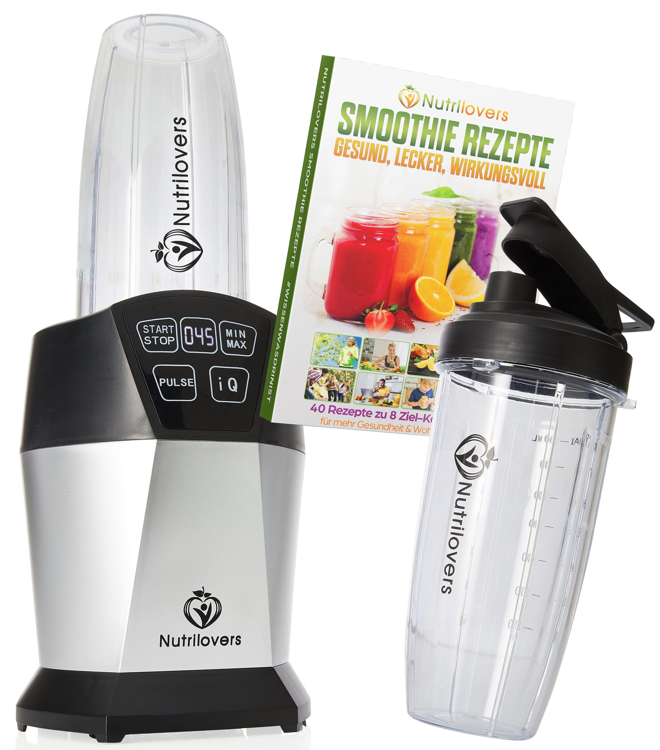 Nutrilovers NUTRI-BLENDER MAX+ & NUTRI-BLENDER Smoothiemaker - Power Duo | Spar-Bundle