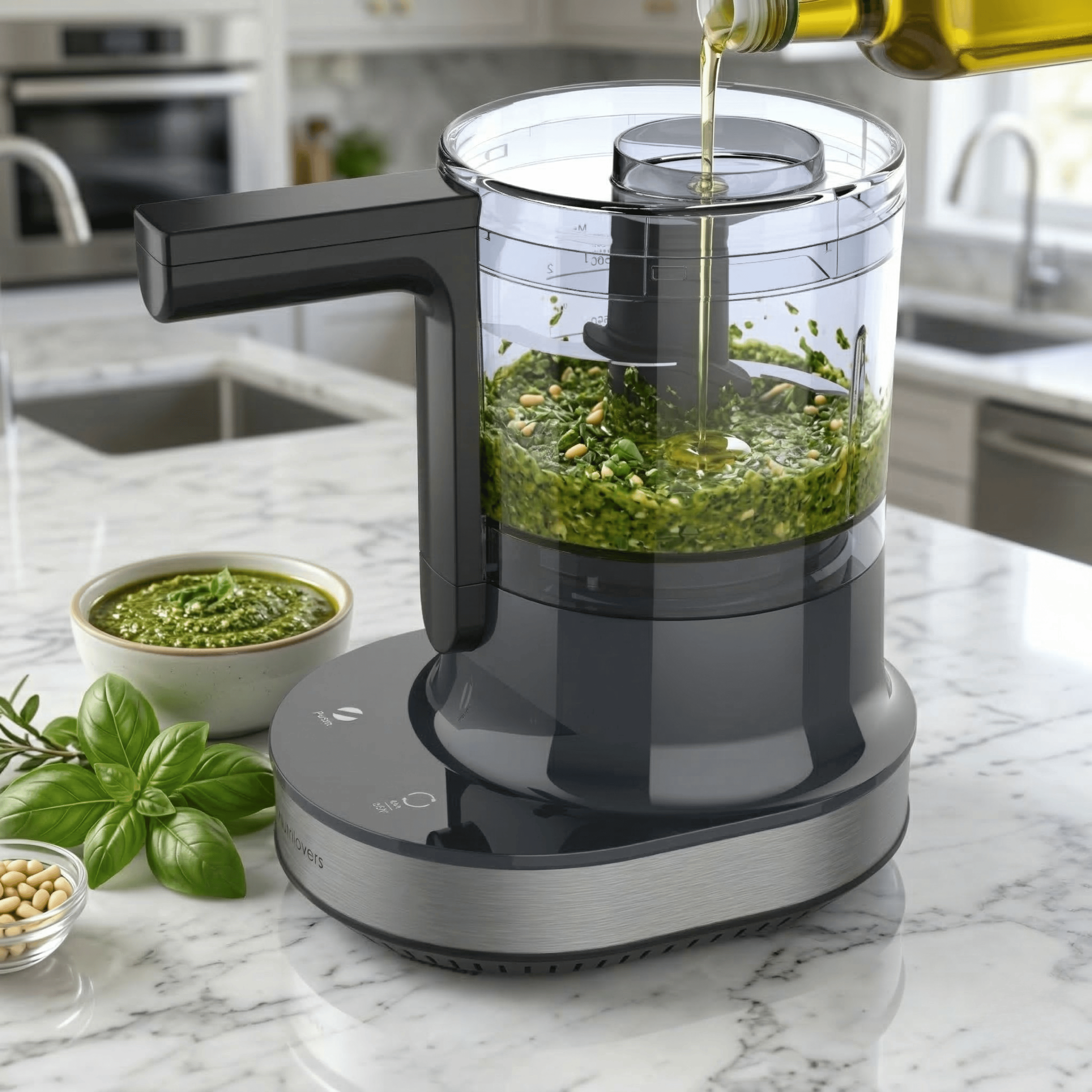 NUTRI-CHOPPER 4D Zerkleinerer Küche elektrisch mit AUTO-BLADE Funktion